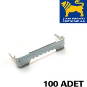 Resim Arslan Mamulleri Çivili Çakmalı Timsah Askı - 100 Adet 