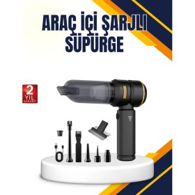 Resim 15000 Pa Emiş Gücü ve Hava Üfleme Özellikli Şarjlı Süpürge 