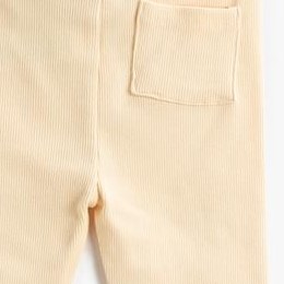 Resim Kız Bebek Fitilli Basic Tayt Etiket Detaylı Beli Lastikli 