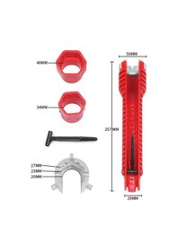 Resim 8 In 1/5 In 1 Kanal Anahtarı Lavabo Musluğu Sıhhi Tesisat Araçları Anahtarı 8 I Fonksiyonlu İngilizce Anahtar El Aletleri 57029577 