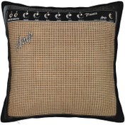 Resim 1 adet Glam Style Gitar Amfi Yastık Kılıfı, Dokuma Polyester, Makinede Yıkanabilir, Dekoratif Fermuarlı Yastık Kılıfı Müzisyen, Gitarist, Rahat Oturma Odası ve Yatak Odası İçin - İç Dolgu Dahil Değildir 