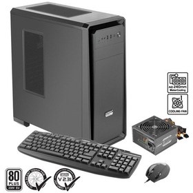 Resim Green Pars Evo Skd 1x120mm 1x3.2 2x2.0 Usb Bilgisayar Kasası 300w 80+ Standart Sertifikalı Ups + Klavye + Mouse 