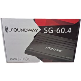Resim Soundway Amfi - 4 x 60 RMS Ses ve Bass Amfisi 3500W - SG-60.4 AB Class Oto Anfi 