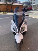 Resim Motocam Kymco Downtown Siperlik Ön Cam 2010 2015 Model 67cm Açıkfüme Renkli 4mm Boy 