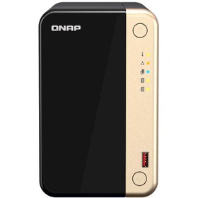 Resim QNAP TS-264-8G 2 HDD Yuvalı, 8GB Ram,2 x M.2 2280 PCIe Gen 3 x2 Bağlantı Noktalı NAS Depolama Ünitesi (TS-264-8G) 