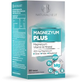 Resim Naturalnest Magnezyum Plus 30 Tablet 