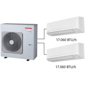 Resim Toshiba 2M Multi Split Klima 17.000+17.000 BTU/h A+++ 