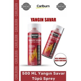 Resim Carlburn #yangıntüpü 500ML Stop Fire Araç Ev Ofis Tipi Taşınabilir Güvenli Söndürücü Yangın Savar Tüpü Sprey 