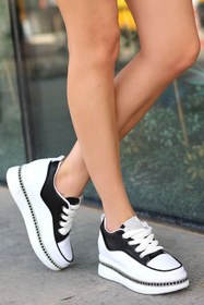 Resim Madam Tarz Rodel Dolgu Taban Bağcıklı Spor 