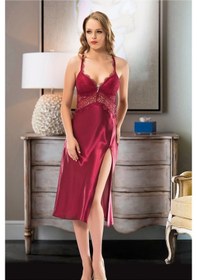 Resim Donna 1350 6'Lı Saten Gecelik Ve Sabahlık Çeyiz Seti Takımı 