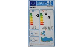 Resim York Monterosa YHKF09YEEBMJO-X A++ Enerji Sınıfı 9000 BTU Duvar Tipi Klima 