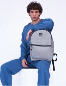 Resim Unisex Gri Okul Ve Sırt Çantası Gri 