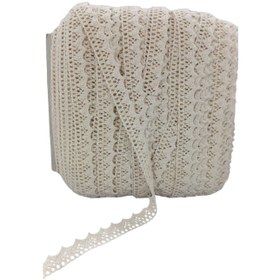 Resim Kopanaki Dantel en 1,5 cm Krem 5 Metre 