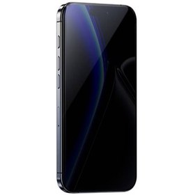 Resim Benks iPhone 16 Uyumlu Glass Warrior Privacy HD Hayalet Ekran Koruyucu Uygulama Aparatlı Şeffaf 