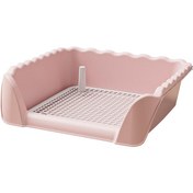 Resim Homyl Köpek Tuvalet Taşınabilir Eğitim Lazımlık Pembe 