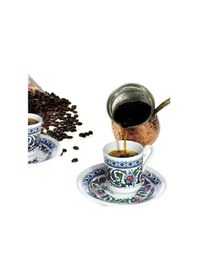 Resim Güral Porselen 6 Kişilik Topkapı Kahve Fincan Takımı Gz12Ckt 