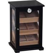 Resim Alman Gastro Puro Kutusu Humidor Kabinet Siyah 120'S 