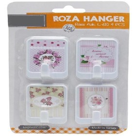 Resim 4 lü Roza Yapışkanlı Askı 4,5X6cm 