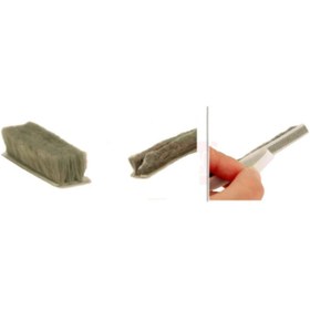 Resim Azra 10 M. Kendinden Yapışkanlı Cam Balkon-sürgülü Kapı Kıl Fitil Taban 6,7 Yük. 20 Mm 