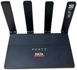 Resim Netra Teknoloji Dataforce WR800-E 4.5G/4G LTE SIM Kartlı WiFi 6 Router Modem 5000mAh Şarjlı 4 LAN Port 4 Anten 1200 Mbps’e Kadar 