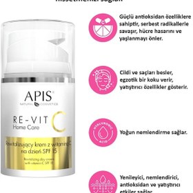 Resim Apis Natural Günlük Nemlendirici Yüz Kremi SPF15 50 ML 
