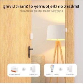 Resim Zigbee Kapı Pencere Sensörü, 5 Yıl Pil Ömrü 