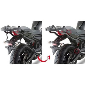 Resim Gıvı Plxr2110 Yamaha Xj6 600 13-14 Yan Çanta Taşıyıcı Tek Renk 