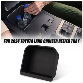 Resim Dashanshop 2024 Toyota Land Cruiser Siyah Saklama Tepsisi Derin Donduruculu Araç Organizasyon Aracı 