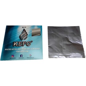 Resim KEFO GOLD Hazır Kesilmiş Nargile Folyosu 40 Mikron 