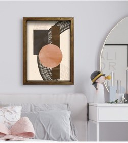 Resim Bk Gift Yatak Odası Konseptli Doğal Masif Ahşap Çerçeveli Tablo-4 (551113012) 