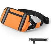 Resim Pazly Leightweight Outdoor Activity Belt Bag - Perfect For Phone, Keys, & Cash - Ideal For Running, Cycling - Orange Turuncu 