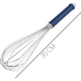 Resim Metal Çırpma Teli Mavi Saplı 35 cm 