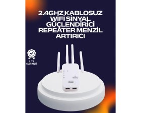 Resim Argesco Mühendislik Yüksek Hızlı Parazit Önleyici Wifi Repeater Router 