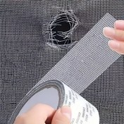Resim 1 Adet Kendinden Yapışkanlı Ağ Bant, Kırık Delikleri Onarmak ve Sivrisinek Gibi Böcekleri Dışarıda Tutmak İçin Tasarlanmış 