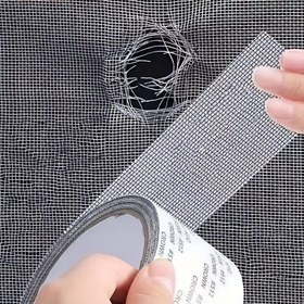 Resim 1 Adet Kendinden Yapışkanlı Ağ Bant, Kırık Delikleri Onarmak ve Sivrisinek Gibi Böcekleri Dışarıda Tutmak İçin Tasarlanmış 