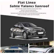 Resim Fiat Linea Parlak Siyah Yalancı Çakma Sahte Sunroof 