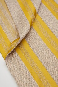 Resim Sarı Çizgili Runner - 280 x 50 cm / Sarı 
