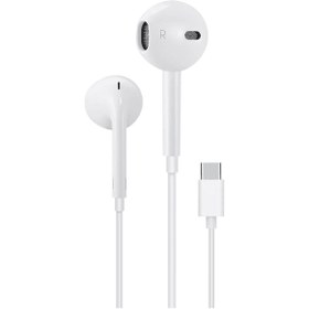 Resim Nettech NT-HS10 Type-C Girişli Kulak İçi Kulaklık (Beyaz) 