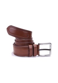 Resim Dagoster DMK26-455 Taba 4.5 CM Suni Deri Erkek Kemer Taba 