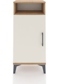 Resim Arges Komodin 3 Raflı Tek Kapaklı 44x30x96 Çam-aytaşı Çam 