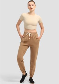 Resim Superstacy Jogger Kahverengi Eşofman Altı 