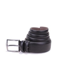 Resim Dagoster 3.5 CM Suni Deri Erkek Kemer Siyah DMK26-303 Siyah 