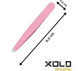 Resim Xolo Akustik Cımbız Serisi Renkli Çelik Cımbız Kalın Kesik Uçlu Yan Kıl Tüy Cımbızı XLC520B 