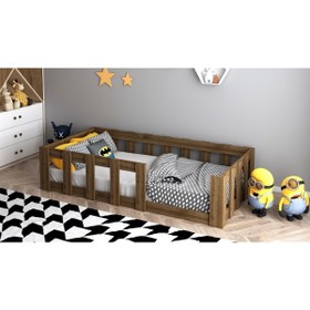 Resim Lullaby Montessori Çocuk Yatağı 90x190 Yatak Uyumlu Y10-2 Karyola 