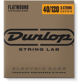 Resim Jim Dunlop DBFS40120S Stainless Steel Flatwound Bas Gitar Teli (40-120) 