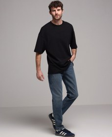 Resim Regular Fit Erkek Koyu İndigo Jean Pantolon Colin's
