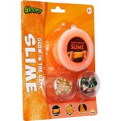 Resim Karanlıkta Parlayan Turuncu Slime: Büyülü Bir Deneyim 