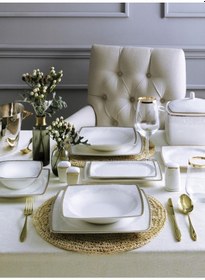 Resim Pierre Cardin 60 Parça 12 Kişilik Yemek Takımı Margie 