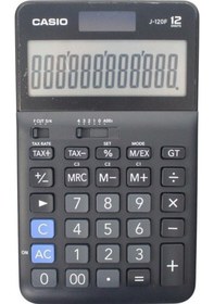Resim Casio J-120F 12 Hane Masaüstü Hesap Makinesi 