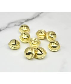 Resim Ozn Aksesuar Gold Kulplu Çan, Zil, Hayvan Tasma Zili, Amigurumi Zili, Kına Gecesi Tef Yapımı Zili 30MM (20 Adet) 
